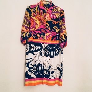 100% silk Etcetera blouse. Use your imagination.